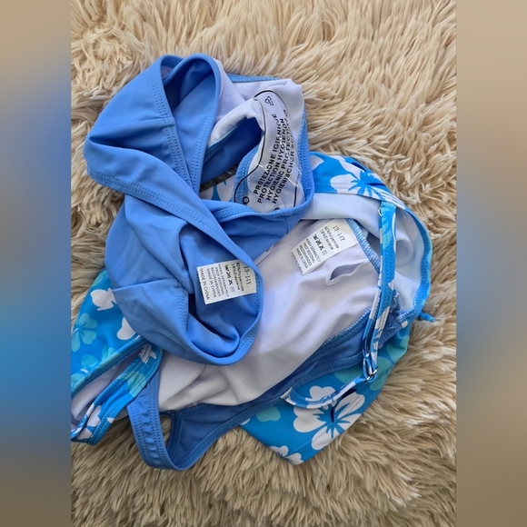 Girls Tankini Swimsuit Floral Print #881 NWOT - Picture 4 of 11